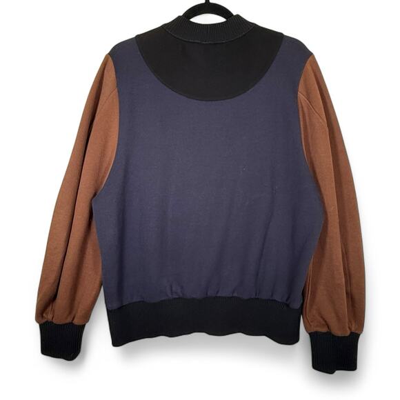 LOEWE CIRCULAR SLEEVE SWEATSHIRT Colorblock women’s small - Picture 2 of 7